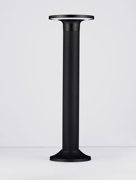 Vonkajšia stojaca lampa Tower pieskovo čierna 8 W