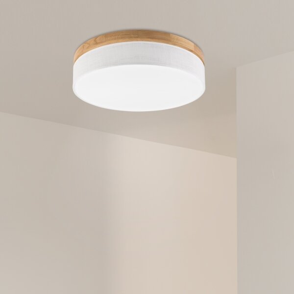 Brilagi - LED stropné svietidlo BELLADONNA LED/36W/230V pr. 50 cm biela/dub