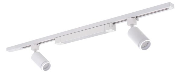 LED bodové svietidlo pre šynový systém TRACER 2xGU10/10W/230V + LED/20W, 1 m, biela