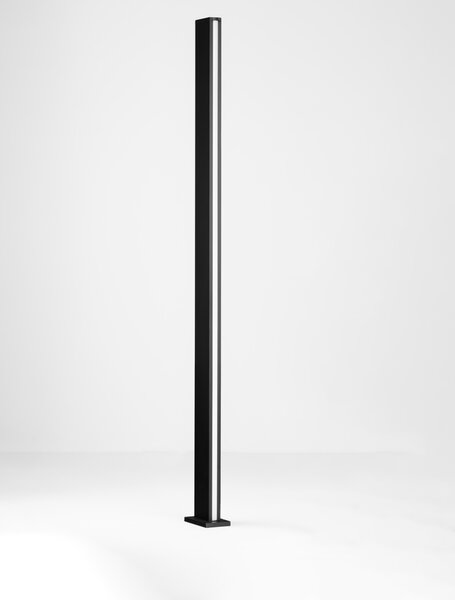 Vonkajšia stojaca lampa Sasso tmavo antracitová 22 W – Sivá (9030856)