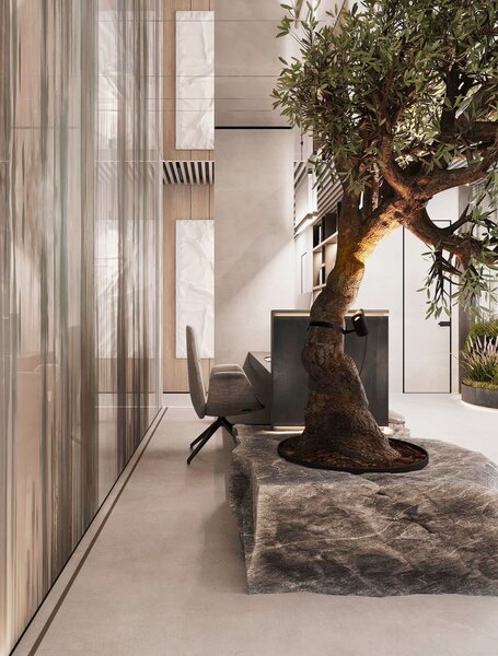 Vonkajšie fasádne svietidlo Tree čierne 8 W – Čierna
