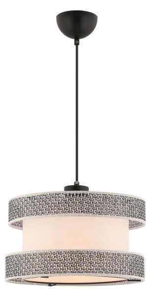 Závesné svietidlo HALO 1xE27/60W/230V krémová/šedá