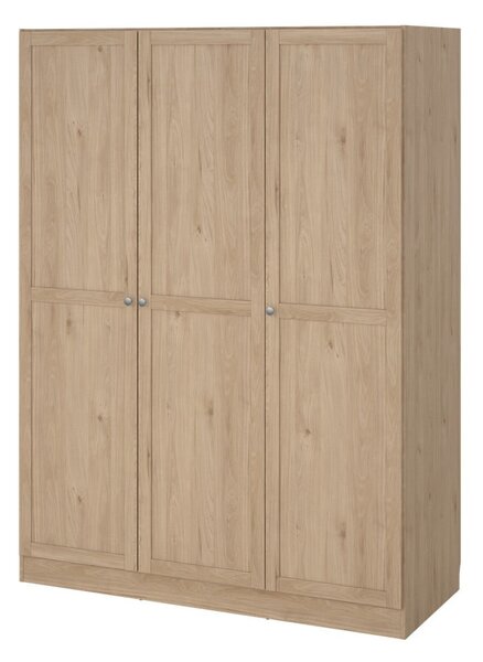Šatníková skriňa v dekore duba v prírodnej farbe 147x200 cm Billund – Tvilum