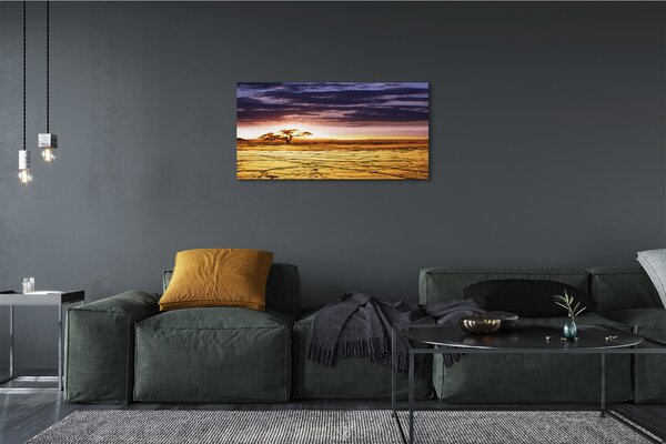Obraz canvas Mraky strom neba 100x50 cm