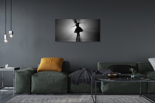 Obraz canvas Baletka sivé pozadie 100x50 cm