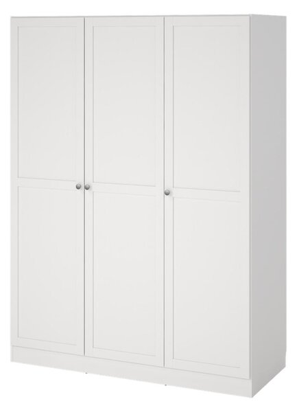 Biela šatníková skriňa 147x200 cm Billund – Tvilum