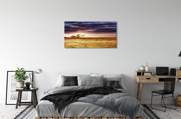 Obraz canvas Mraky strom neba 100x50 cm