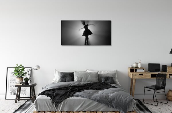 Obraz canvas Baletka sivé pozadie 100x50 cm