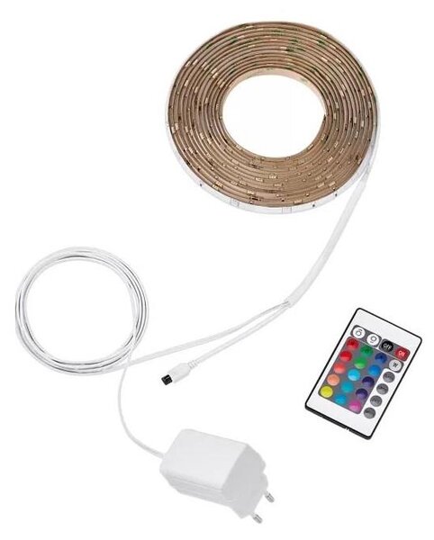Philips - LED RGB stmievateľný pás 5m LED/12W/230V + diaľkové ovládanie