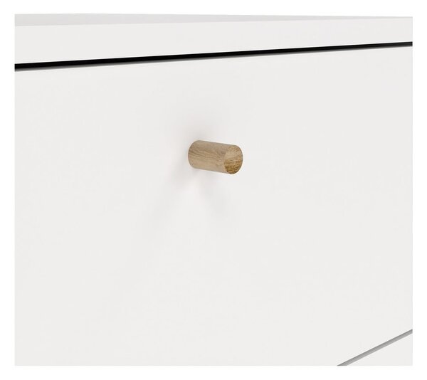 Biela vysoká komoda 50x120 cm Bodo – Tvilum