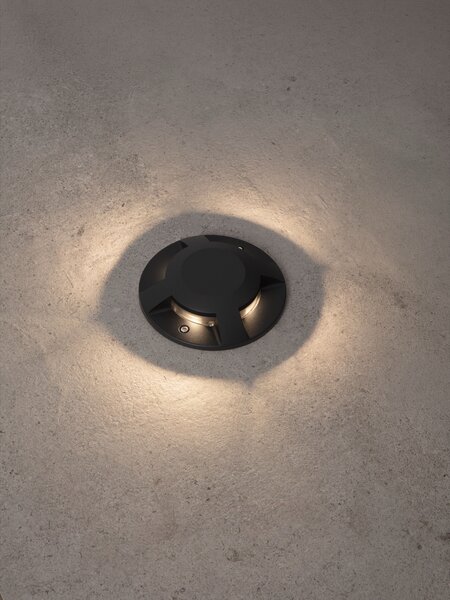 Vonkajšia stojaca lampa Grado čierna 13 W