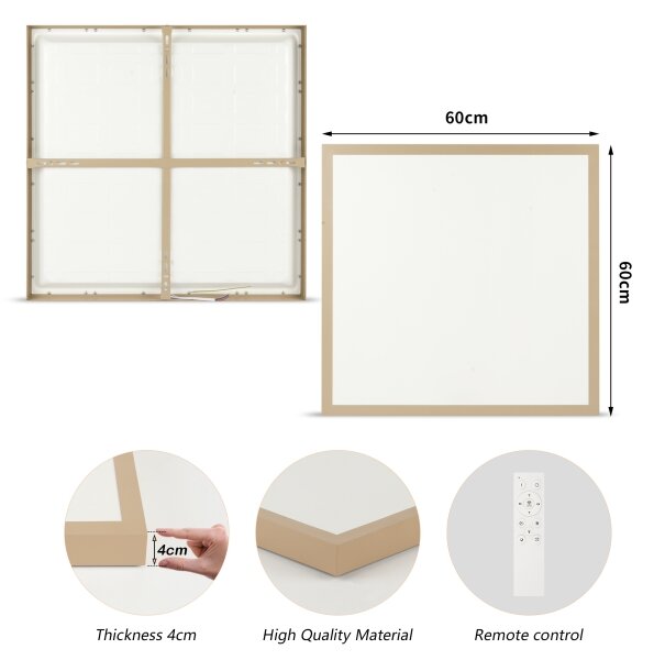 Brilagi - LED stmievateľné kúpeľňové svietidlo FRAME SMART LED/50W/230V 60x60 IP44 + DO