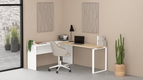 Pracovný stôl s doskou v dubovom dekore 60x150 cm Sign – Tvilum