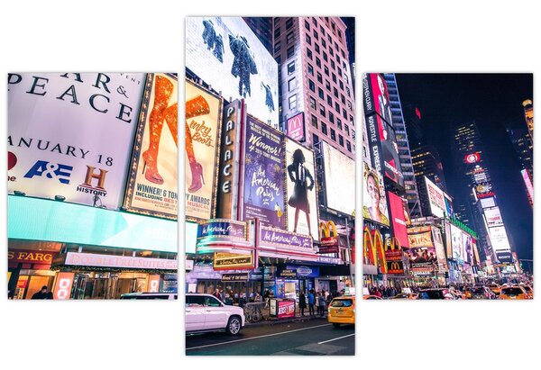 Obraz - New York Theater District (90x60 cm)