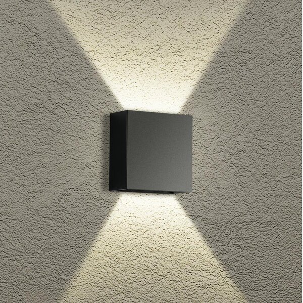 Brilagi - LED vonkajšie nástenné svietidlo DOUBLERAY LED/4W/230V čierne IP65