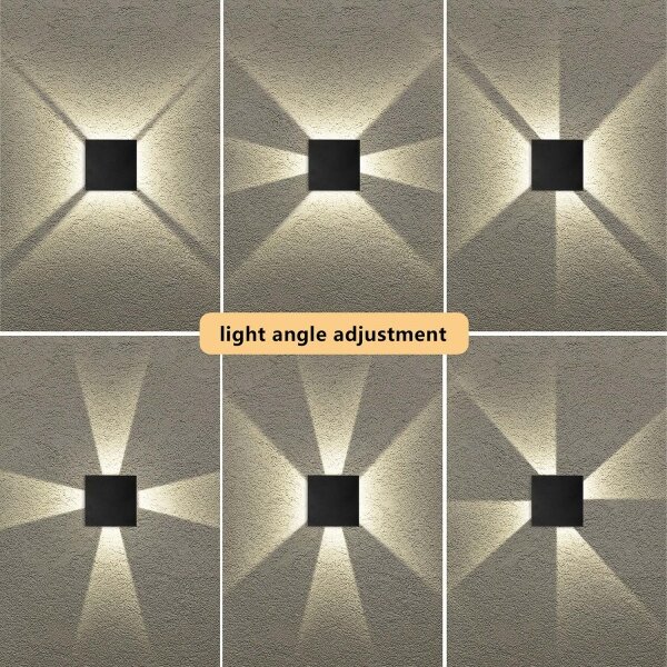 Brilagi - LED vonkajšie nástenné svietidlo QUADRAY LED/4W/230V čierne IP65