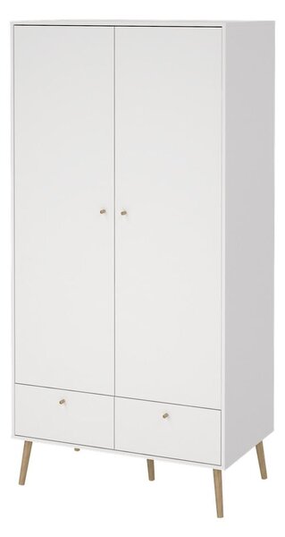 Biela šatníková skriňa 99x200 cm Bodo – Tvilum