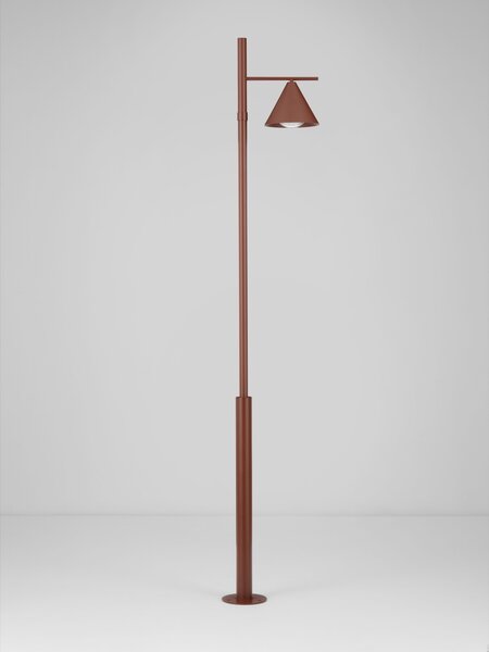 Vonkajšia stojaca lampa Orix kortenová 1x12 W