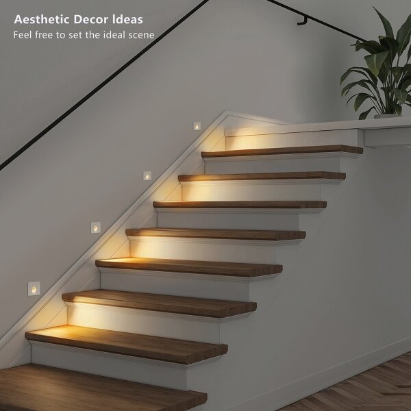 Brilagi - LED vonkajšie zapustené svietidlo STAIRDOT LED/2W/230V biele IP65 hranaté
