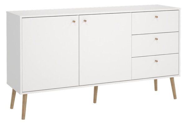 Biela nízka komoda 149x82 cm Bodo – Tvilum