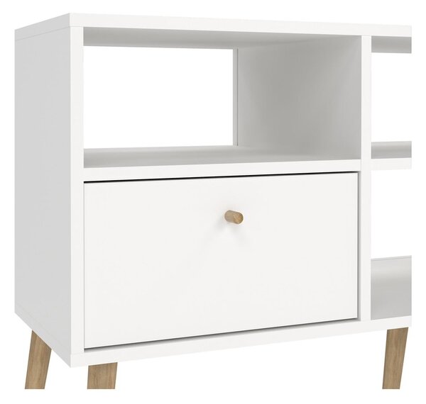 Biely TV stolík 117x61 cm Bodo – Tvilum