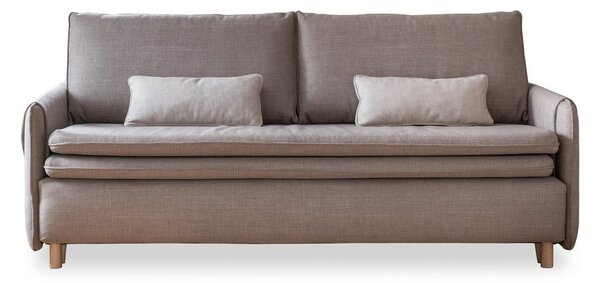 Svetlohnedá rozkladacia pohovka 207 cm Simon – Miuform