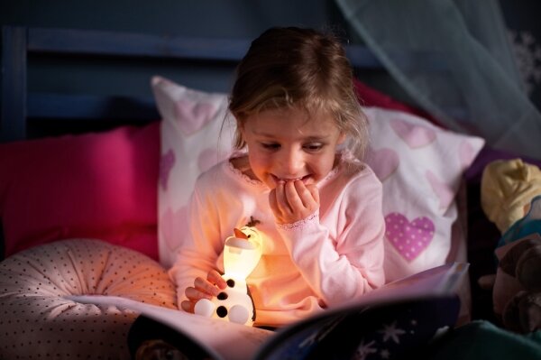 Philips 71768/08/16 - LED detská lampa DISNEY FROZEN OLAF LED/0,3W/2xAAA snehuliak