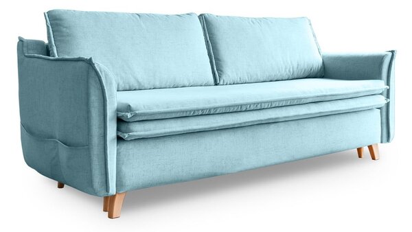 Svetlomodrá rozkladacia pohovka 225 cm Charming Charlie – Miuform