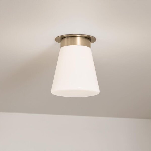 Kichler KL-ALBERS-F-T-CPZ-Stropné svietidlo ALBERS 1xE27/40W/230V, priemer 21,6 cm, bronz