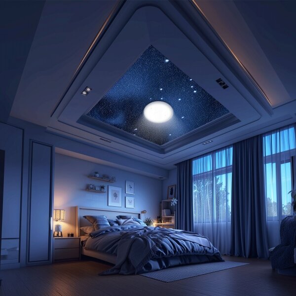 Aigostar - LED stropné svietidlo LED/36W/230V + diaľkové ovládanie