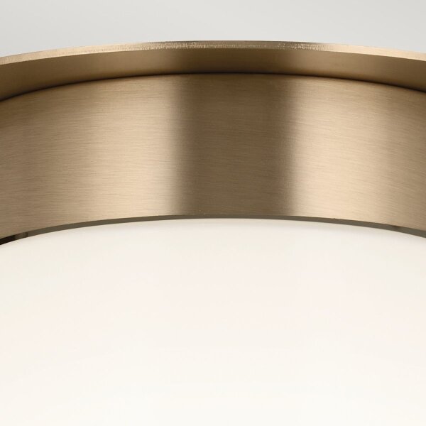 Kichler KL-ALBERS-F-T-CPZ-Stropné svietidlo ALBERS 1xE27/40W/230V, priemer 21,6 cm, bronz