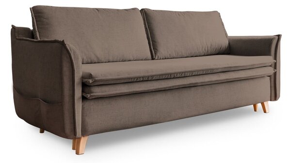 Svetlohnedá rozkladacia pohovka 225 cm Charming Charlie – Miuform