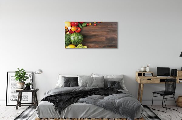 Obraz canvas Melón paradajky kôpor 100x50 cm