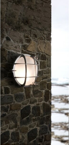 Nordlux - Vonkajšie nástenné svietidlo POLPERRO 1xE27/12,5W/230V IP64 šedá