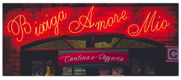 Obraz - Amore Mio (120x50 cm)