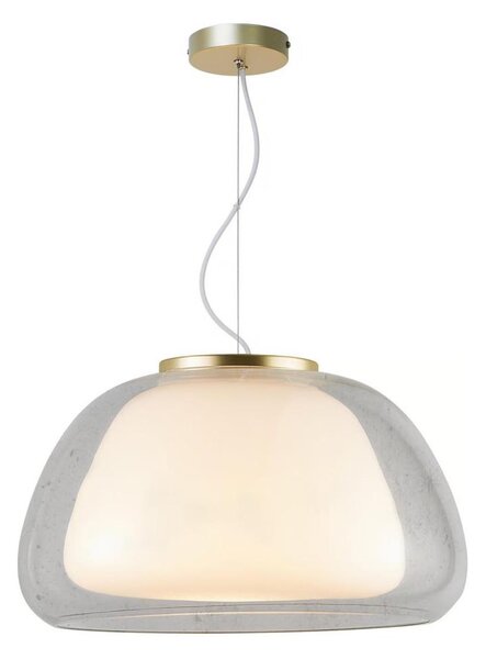 Nordlux - Závesné svietidlo na lanku JELLY 1xE27/40W/230V biela/číra pr. 39 cm