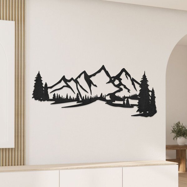 Drevený obraz na stenu - Les a hory | REHORA: HDF - Javor 55 x 20 cm 4658-109477 HDF0414-akcia20