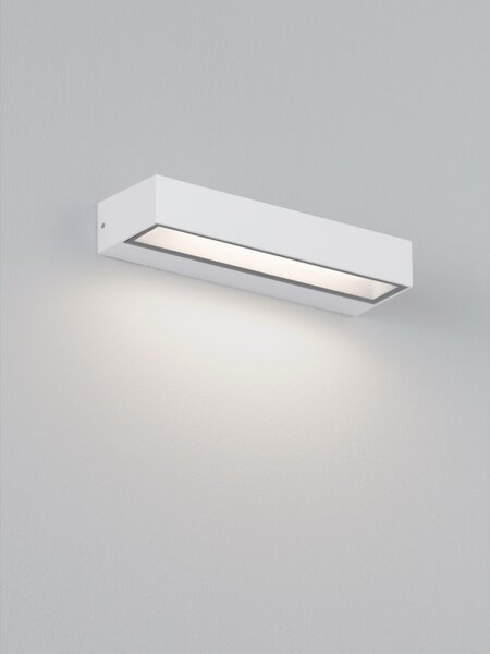 Vonkajšie nástenné svietidlo Lane biele 13 W – Biela