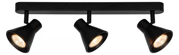 Nordlux - Bodové svietidlo EIK 3xGU10/35W/230V čierne