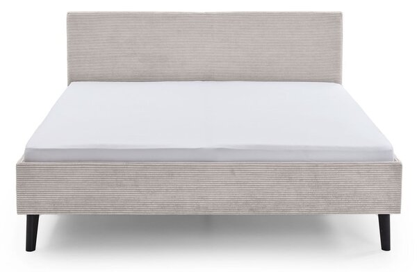 Béžová čalúnená dvojlôžková posteľ bez roštu 180x200 cm Avola – Meise Möbel