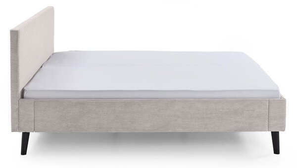Béžová čalúnená dvojlôžková posteľ bez roštu 180x200 cm Avola – Meise Möbel