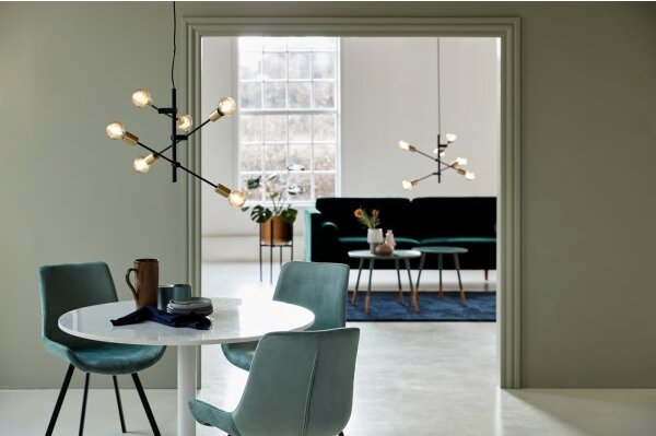 Nordlux - Závesný luster na lanku JOSEFINE 6xE27/25W/230V