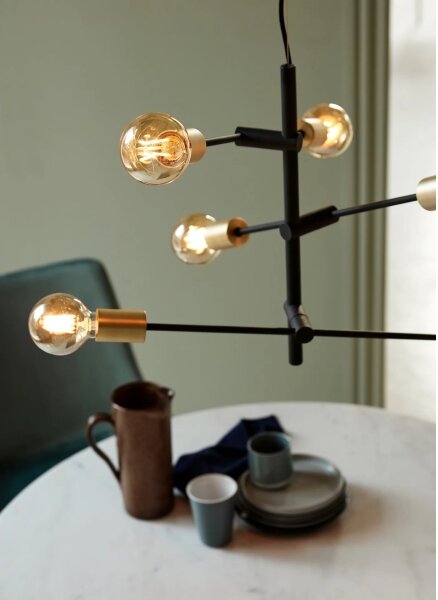 Nordlux - Závesný luster na lanku JOSEFINE 6xE27/25W/230V