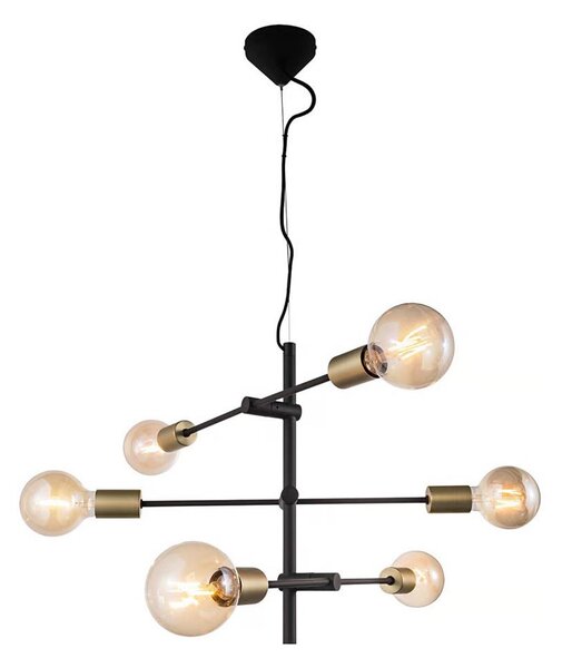 Nordlux - Závesný luster na lanku JOSEFINE 6xE27/25W/230V