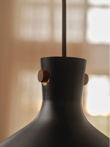 Nordlux - Luster na lanku DORINA 1xE27/60W/230V čierny pr. 45 cm