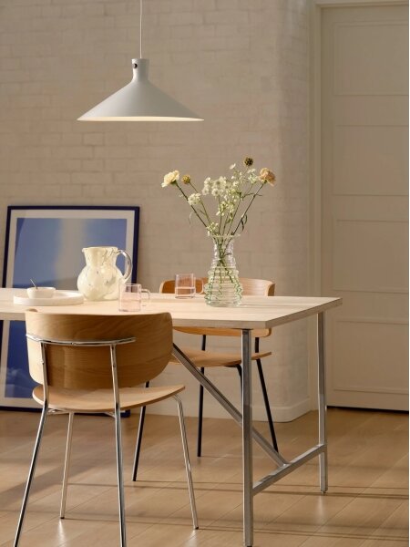Nordlux - Závesné svietidlo na lanku DORINA 1xE27/60W/230V biela pr. 45 cm