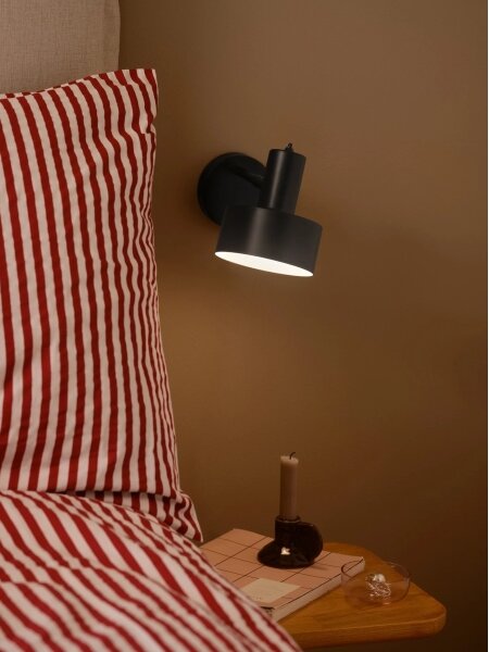 Nordlux - Nástenné svietidlo MATIS 1xE27/15W/230V čierna