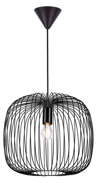 Nordlux - Luster na lanku BERONI 1xE27/60W/230V čierny pr. 40 cm