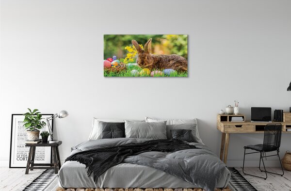 Obraz na plátne Králik vajcia lúka 100x50 cm