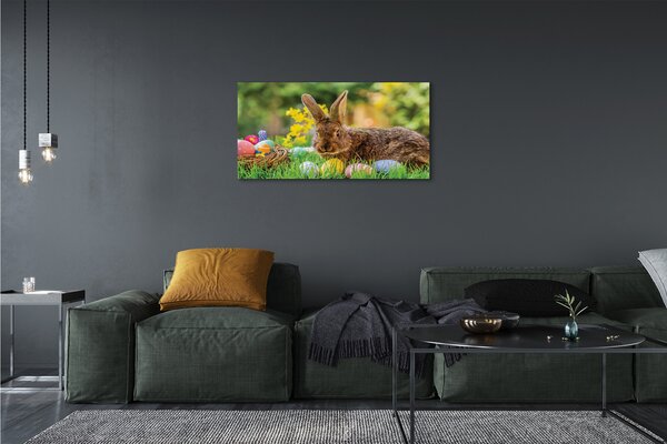 Obraz na plátne Králik vajcia lúka 100x50 cm